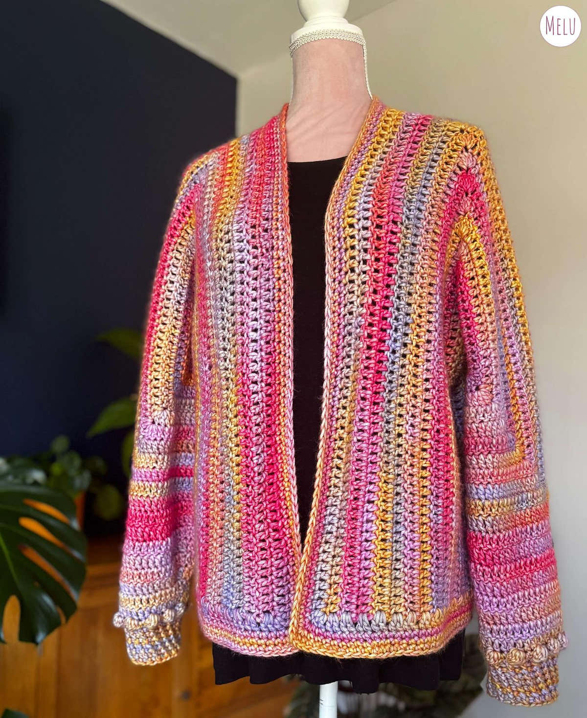 Solid Flexi Hexi Longline Cardi