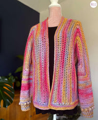 Solid Flexi Hexi Longline Cardi
