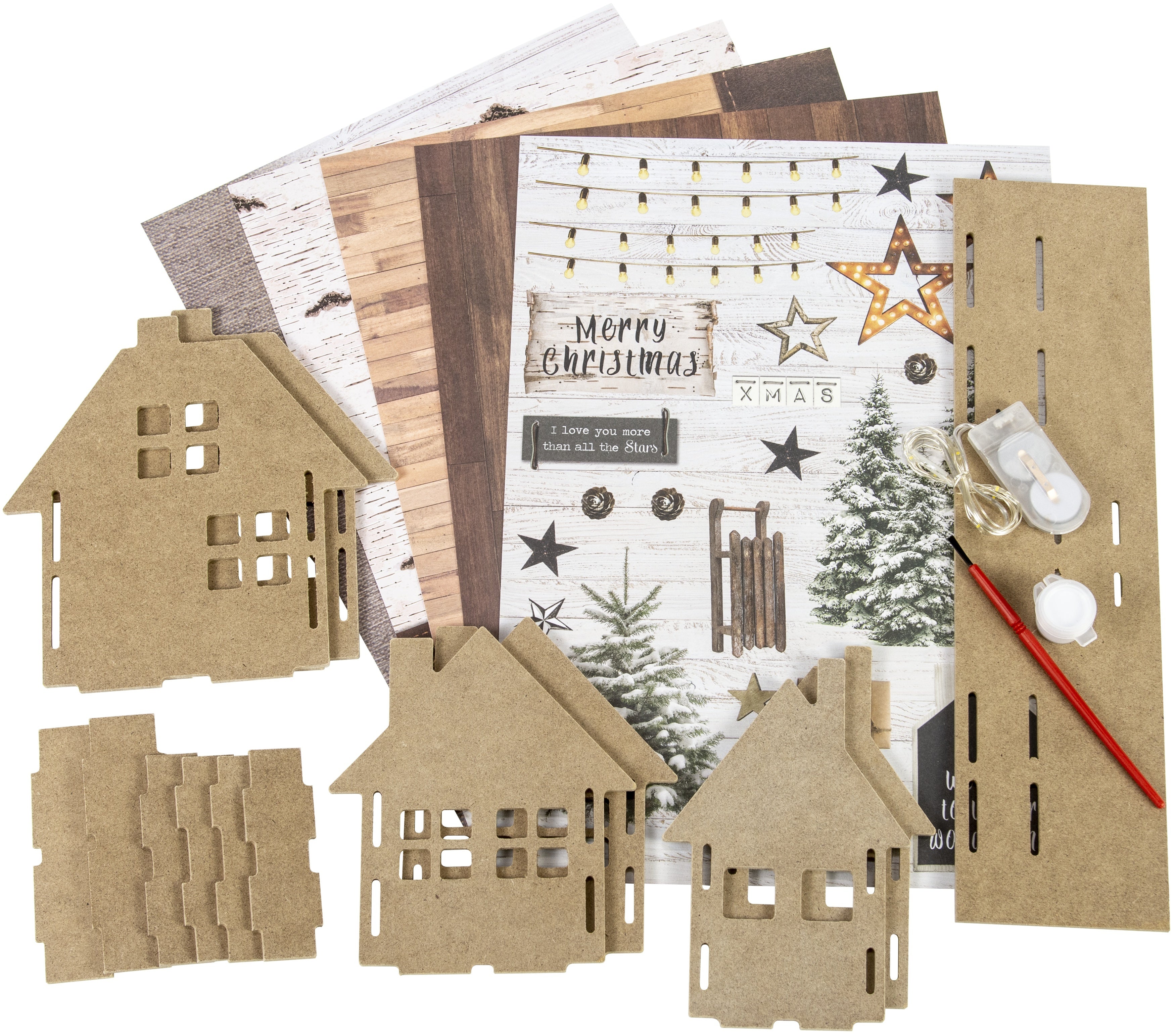 Studio Light Create Your Life MDF Christmas Set - 11.5"X5.8"