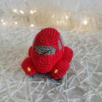 Turbo Red Race Car – Amigurumi Crochet Pattern