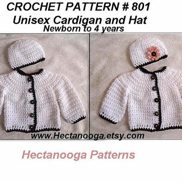 801 Baby and Child Cardigan Sweater Set