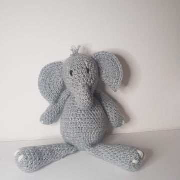 Nelly the Elephant Crochet Toy Pattern