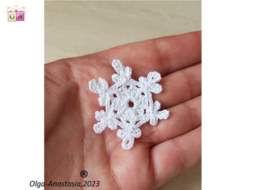 Crochet snowflake 21