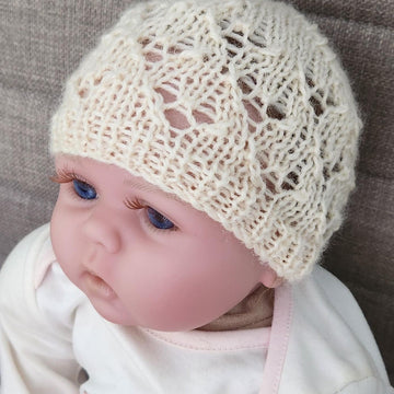 Carly - prem baby lace hat