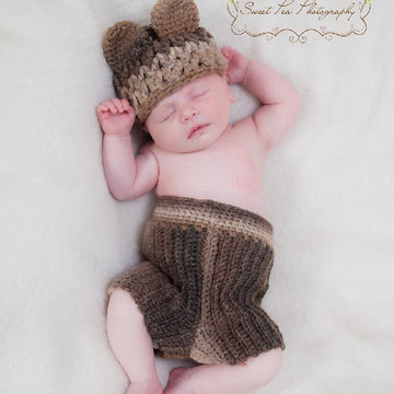 Newborn Teddy and Bunny Photo Prop Set