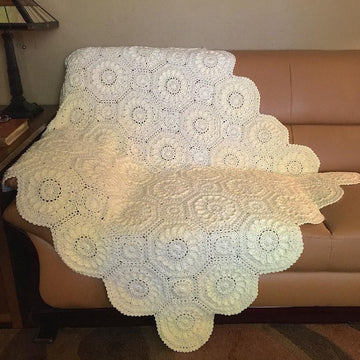 Cognac Matelassé Afghan