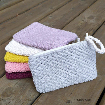 Crochet pouch - Lotus Pouch