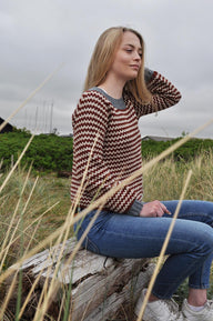 Zigzag sweater adult