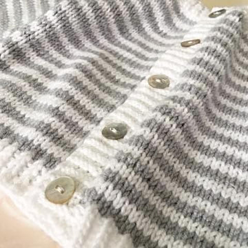 Baby Striped Party Cardi