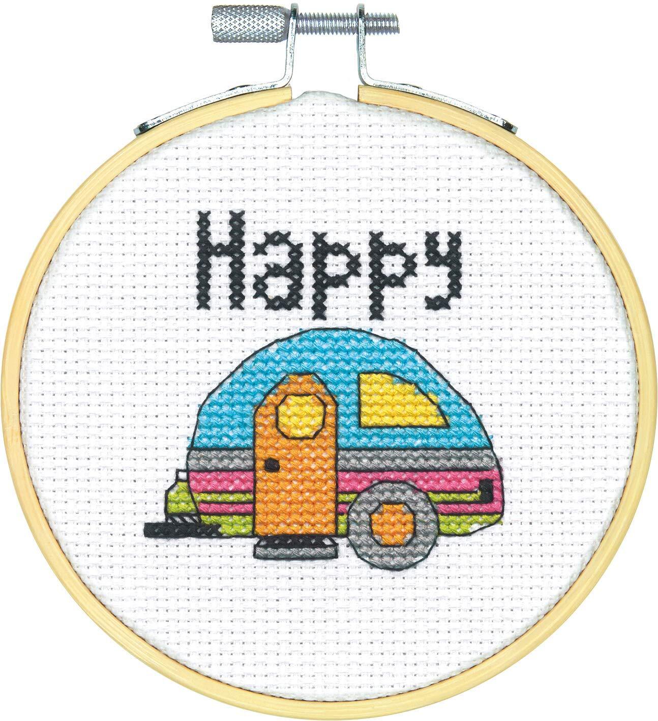 Dimensions Happy Camper Cross Stitch Kit