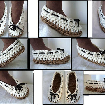 JUTE SOLES FOR SLIPPERS, & Slipper Pattern