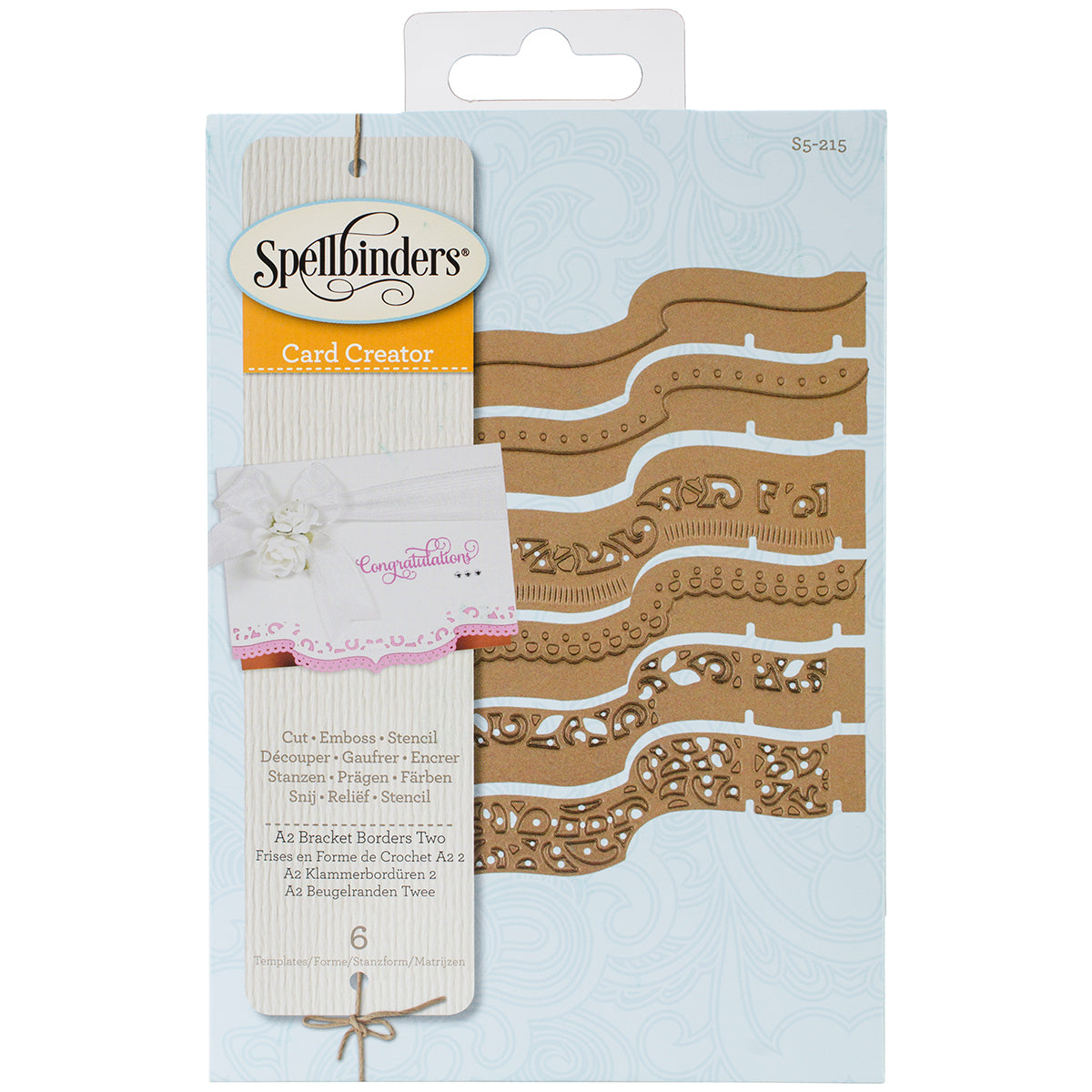 Spellbinders Borderabilities Card Creator Dies - A2 Bracket 2