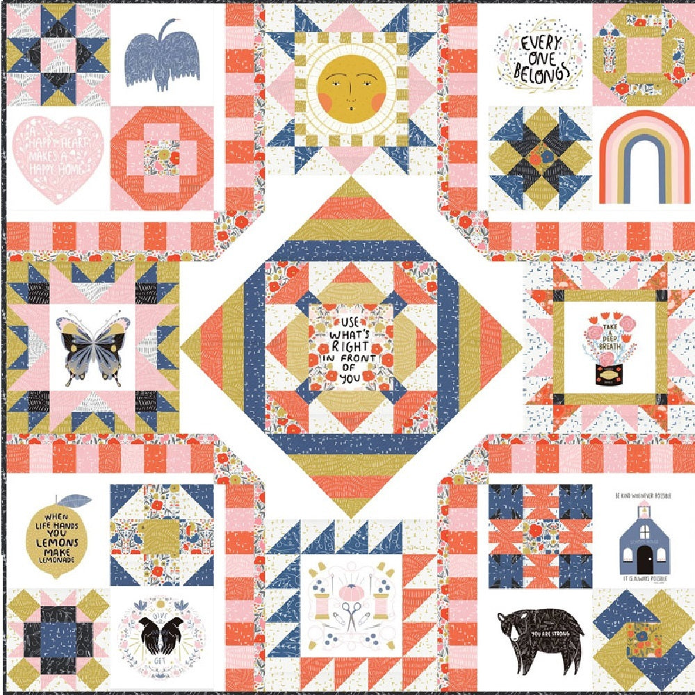 Moda Fabrics Words to live by Kit