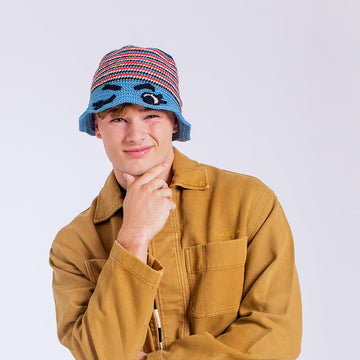 Made with Love, Sex Education Inspired by Otis Bucket Hat - Crochet Pattern in Paintbox Yarns Cotton DK