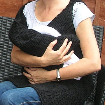 The scarf/wrap you can also use as a baby blanket