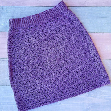 Easy crochet summer skirt for all sizes
