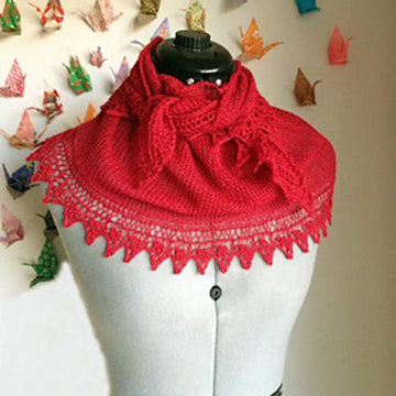 Dice Bay Crescent Scarf