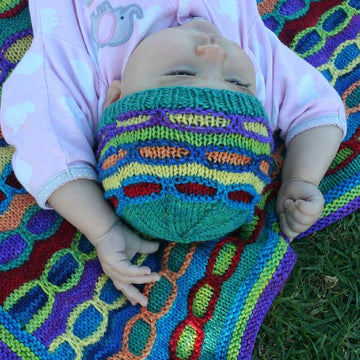 Crowley Blanket and Hat Set