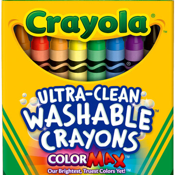 Crayola Washable Crayons - 24/Pkg