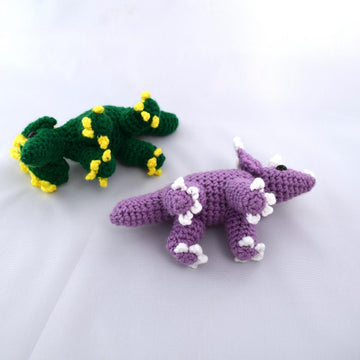 Miniature Triceratops Amigurumi/Plush Toy