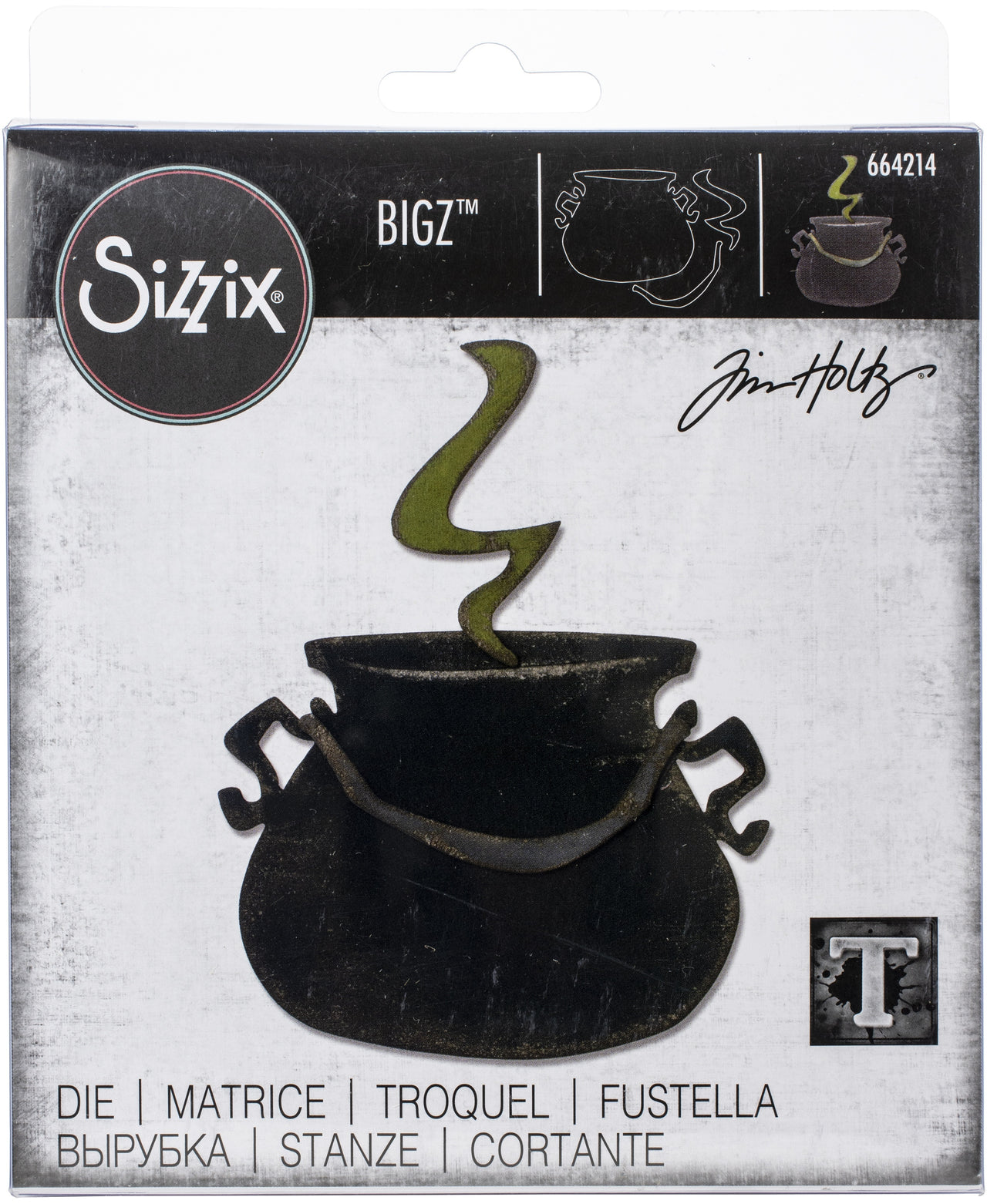 Sizzix Bigz Die By Tim Holtz - Cauldron