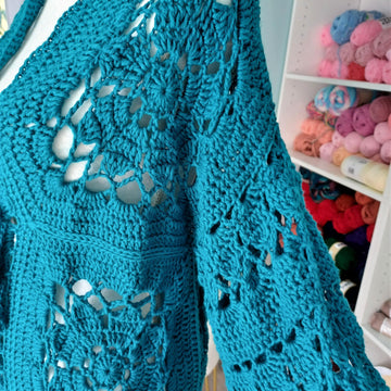 Vintage Garden Crochet Cardigan