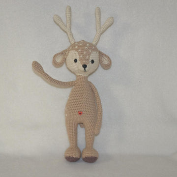 Bambi deer amigurumi doll