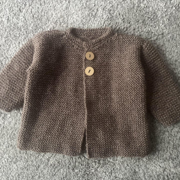 Baby cardigan garter