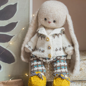 Knitting Pattern - Romantic Style Outfit for large toys