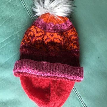 Blue Ribbon Lined Hat