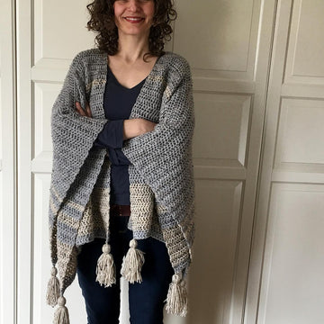 Crochet Ruana Pattern: Easy-Breezy Crochet Ruana