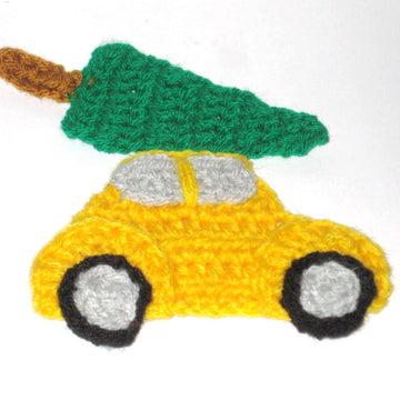 Christmas car applique