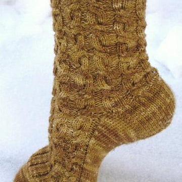 Penuche Twist Socks