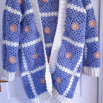 Granny Square Chunky Cardigan