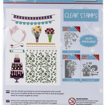 Find It Trading Yvonne Creations Clear Stamps - Bubbly Girls