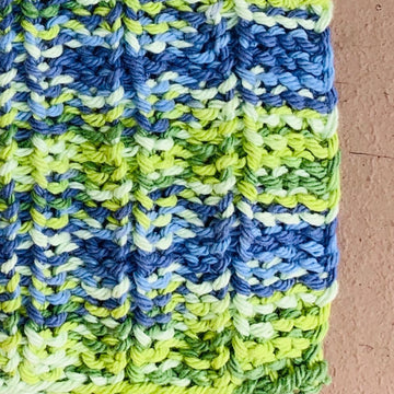 Four Corners Dishcloths - 4 unique loom knit patterns
