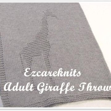 ADULT GIRAFFE THROW
