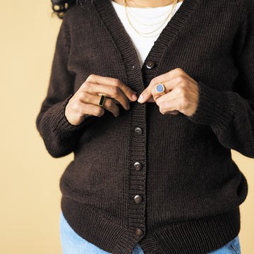 Solace Cardigan in Berroco Biella
