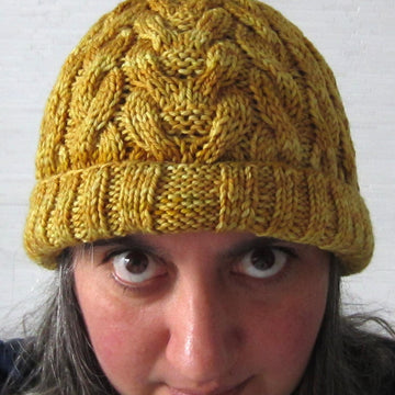 Juxtapose: A Cabled Beanie