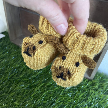 Capybara Baby Booties