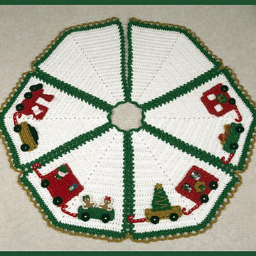 0732 North Pole Express Tree Skirt