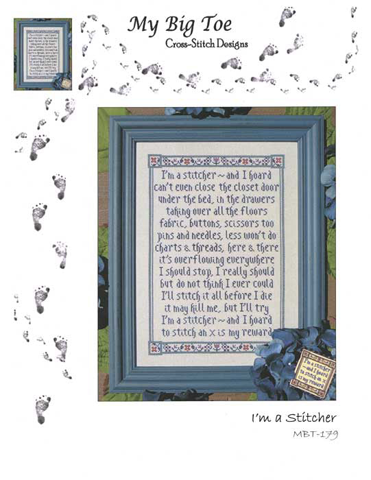 Sewandso I'm a Stitcher Chart - Leaflet