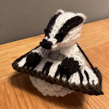 Lady Badger Ferrero Rocher/Lindor Chocolate, Hanging Decoration Knitting Pattern