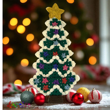 Crochet Christmas Tree Granny square