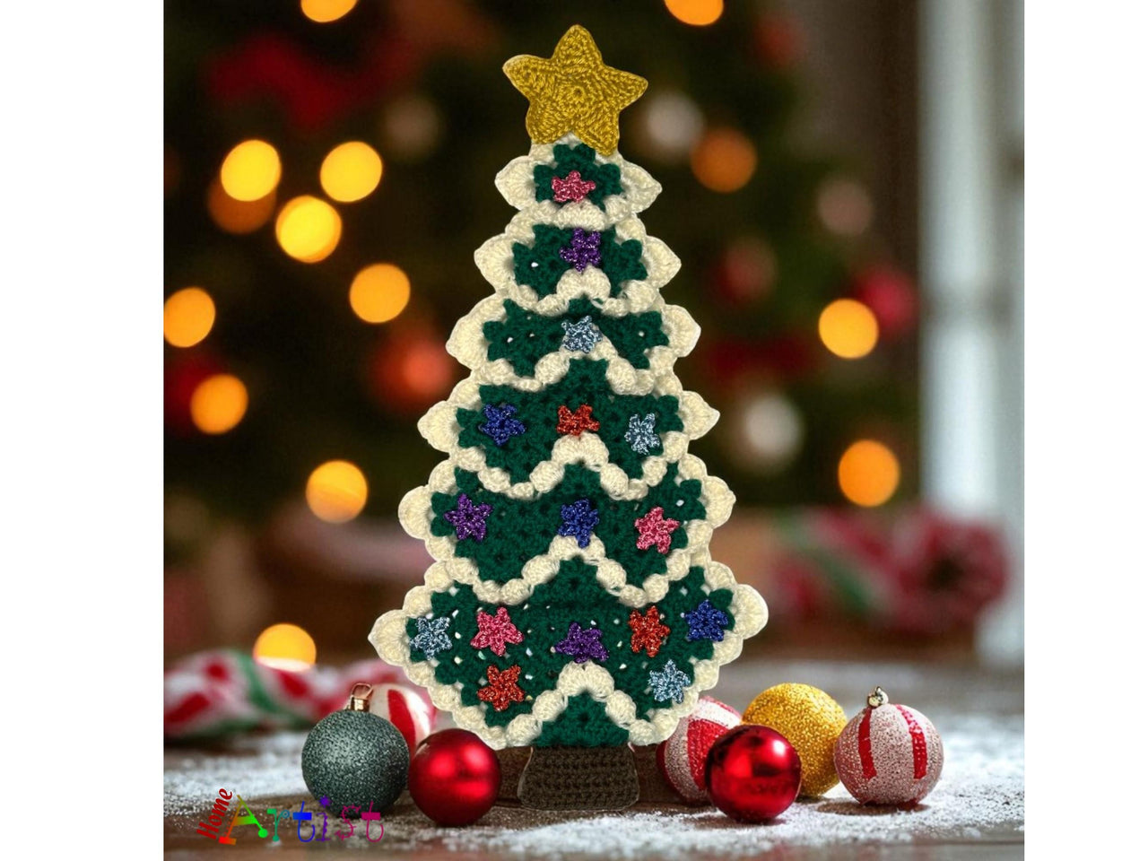 Crochet Christmas Tree Granny square