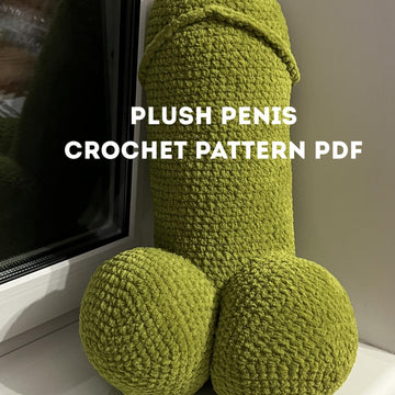 Funny Penis Crochet Pattern PDF | Amigurumi Adult Gift | English + Ukrainian Tutorial