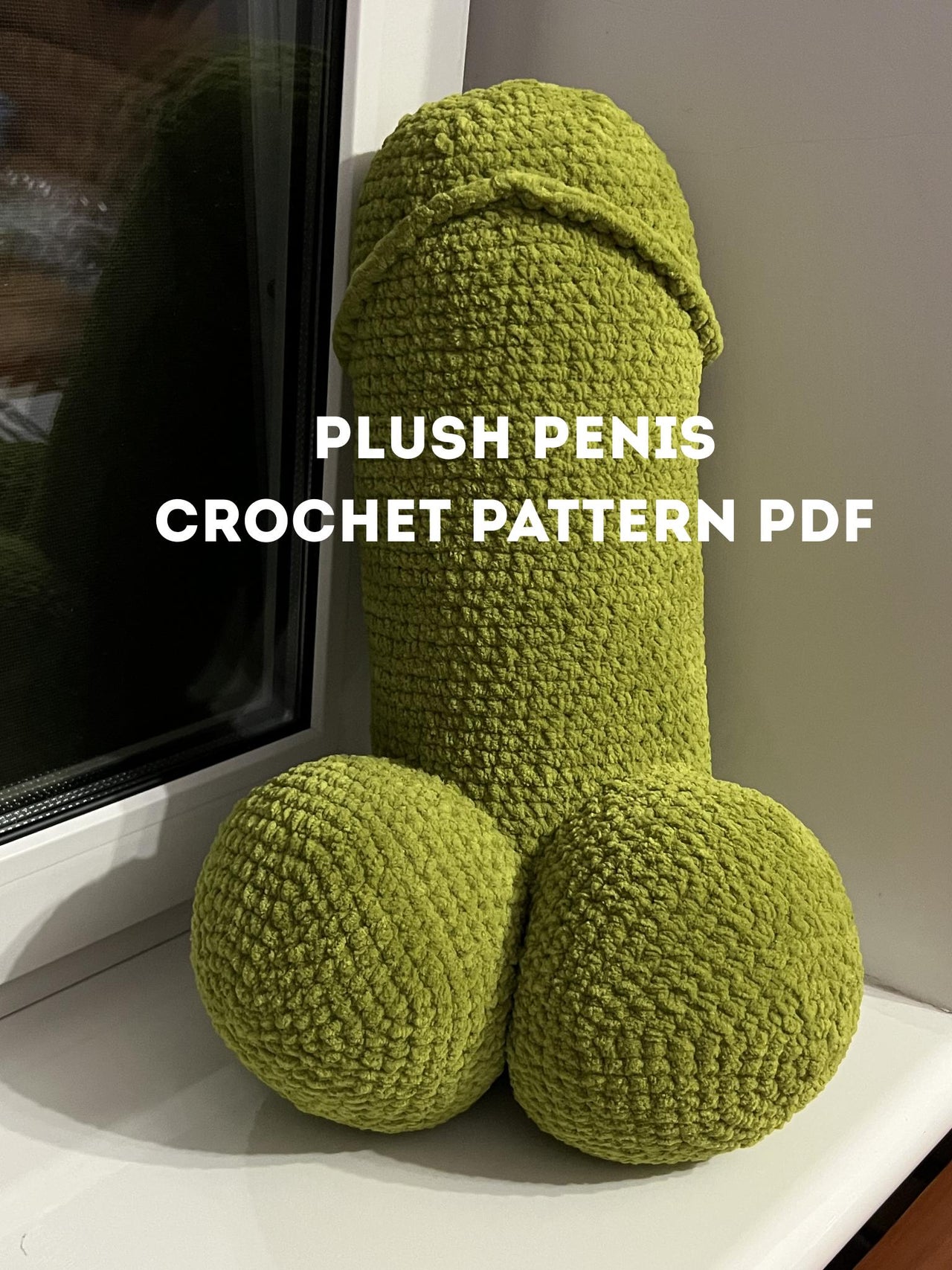 Funny Penis Crochet Pattern PDF | Amigurumi Adult Gift | English + Ukrainian Tutorial