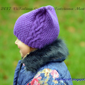 Cable Fantasy Hat and Cowl
