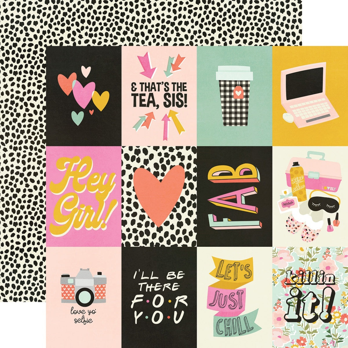 Simple Stories Kate & Ash Double-Sided Cardstock 12"X12" 25/Pkg - 3"X4" Elements