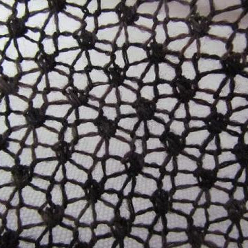 Pebbly Mesh Lace Wrap